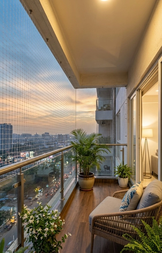 ar balcony safety nets in hyderabad and vijayawada areas